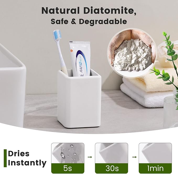 Luxspire Toothbrush Holders, Fast Drying Toothbrush Holders