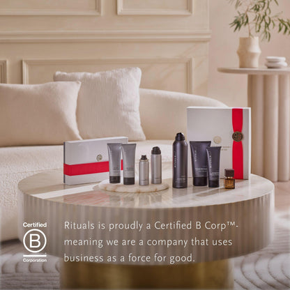 RITUALS Gift Set for Men from The Homme Collection - Shower Gel, Shampoo, Face Scrub, Eau de Parfum – Medium