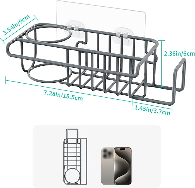 HapiRm Sink Caddy Sponge Holder