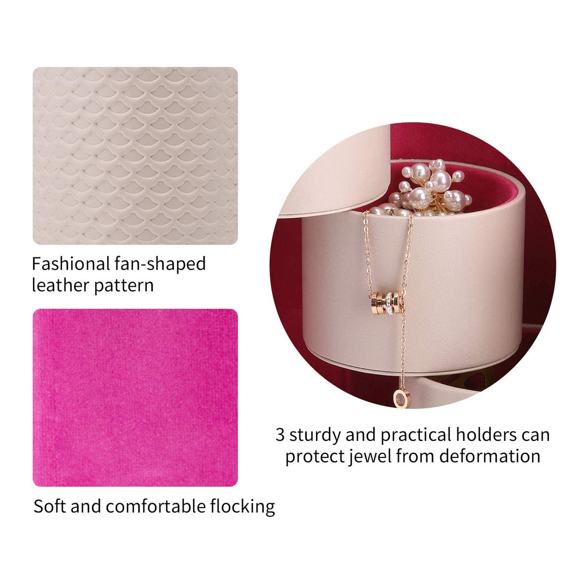 VLANDO Viaggio Mothers Day Gifts Her - Small Jewelry Case Box - Travel Essential Accessories for Women, Travelers, Couples, Mom, Friends, Bridesmaid