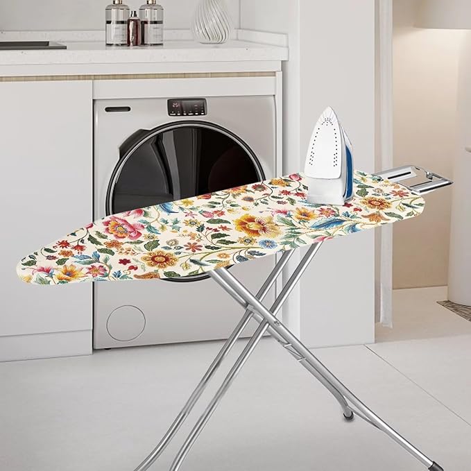 Boho Ironing Board Cover, Iron Board Cover Standard Size, Floral Ironing Board