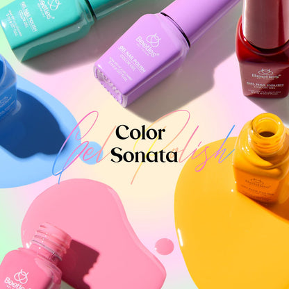 beetles Gel Polish 44pcs Fall Gel Nail Polish Set 36 Colors Brown Burgundy Red Blue Purple Orange Green Black Nude White with Base Top Coat UV LED Needed Salon DIY at Home Gift for Women Colorful Muse