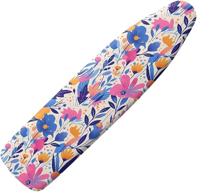 Cartoon Flower Field Easy Installation 15x54 Ironing Board Cover, Minimalist