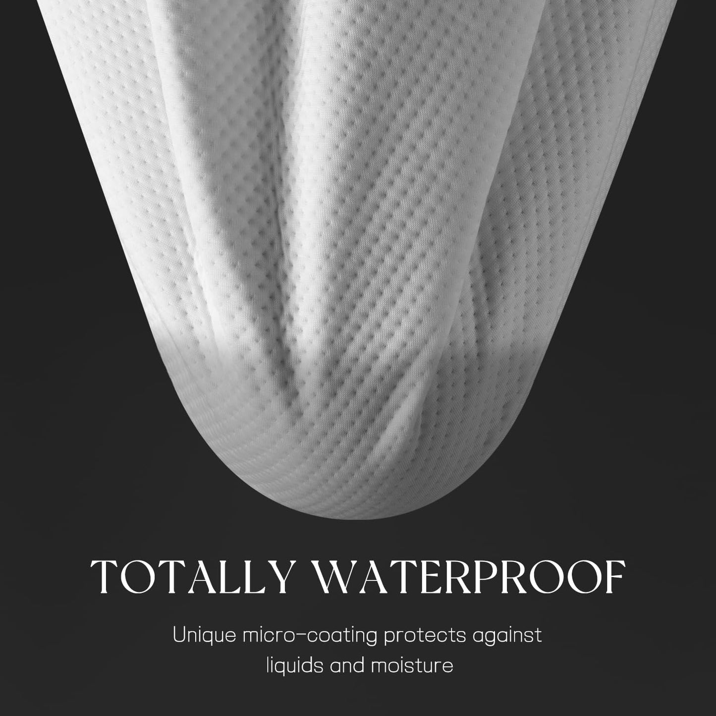 Queen Mattress Protector Tencel Luxury 100% Waterproof Mattress Protector,Silky Soft & Breathable,Cooling Mattress Pad Cover Fitted 18" Deep Pocket Noiseless, 60"x80"