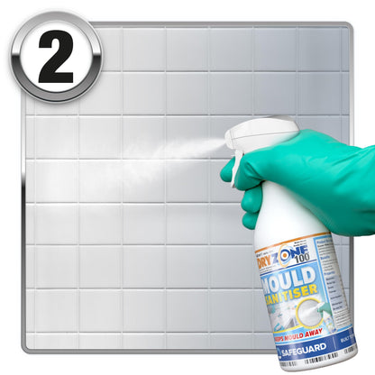 Dryzone Mould Remover and Prevention Kit (3 x 450ml spray) – The definitive long-term solution to Mould. Dual-Action Mould Remover & Sanitiser Spray.