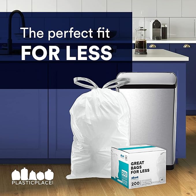 Plasticplace Custom Fit Trash Bags | Compatible