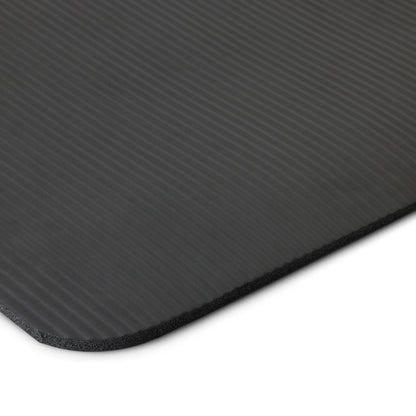 Amazon Basics 1/2 Inch Extra Thick Exercise Yoga Mat with Carrying Strap, Cushioned Support, for Fitness and Gym Workouts