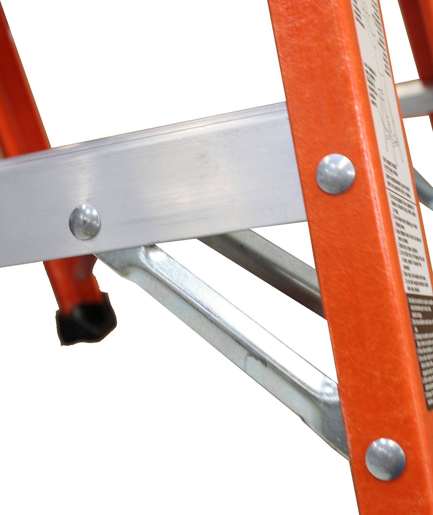 Louisville Ladder FS2005 Fiberglass Step Ladder, 5-Feet/250lb, Yellow & LITE 2' Fiberglass Step Stool Ladder, 300-Pound Capacity, Type IA, LP-3011-02