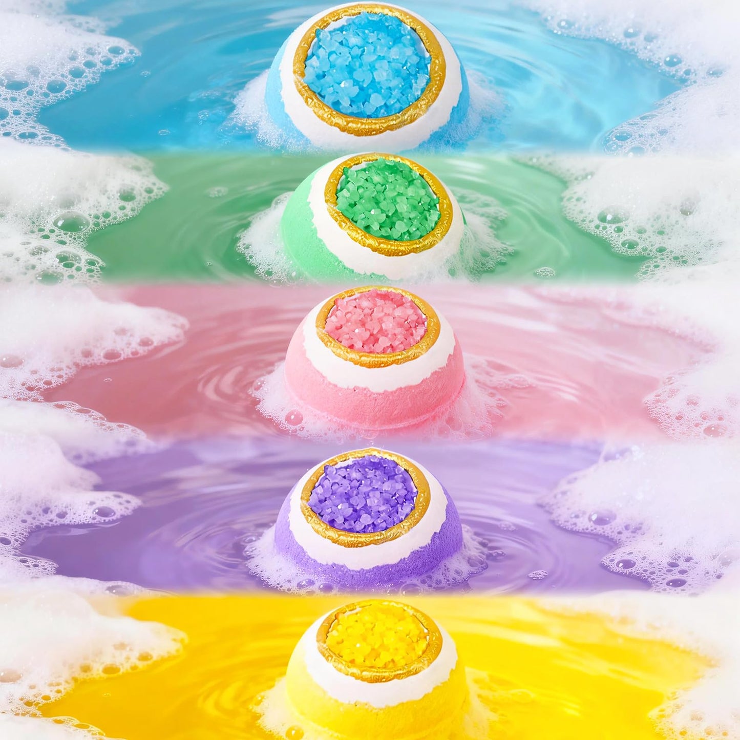 Bath Foot Bombs, 20 Pack Foot Soak with Bath Salt. Organic Natural Handmade Aroma Pure Essential Oil Bubble Foot Balls for Foot Callus, Dry Cracked, Stubborn Foot Odor Scent.