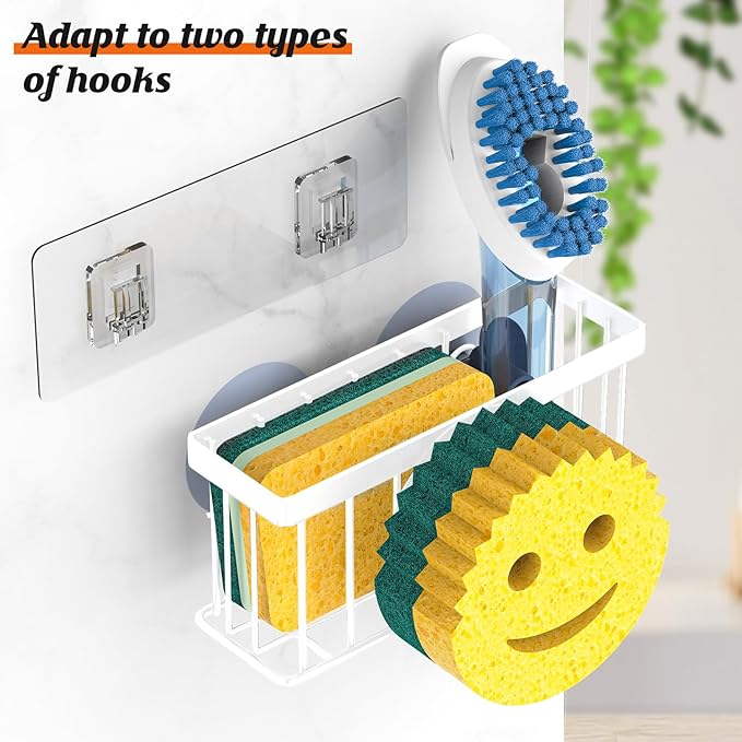 Sponge Holder Smiley Face, Sink Caddy, Kitchen Organizer