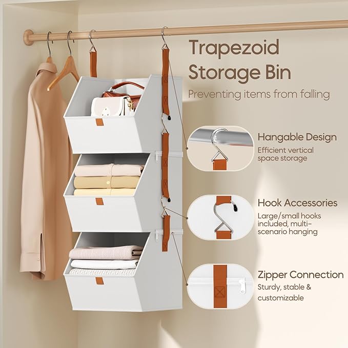 Collapsible Hanging Closet Organizer