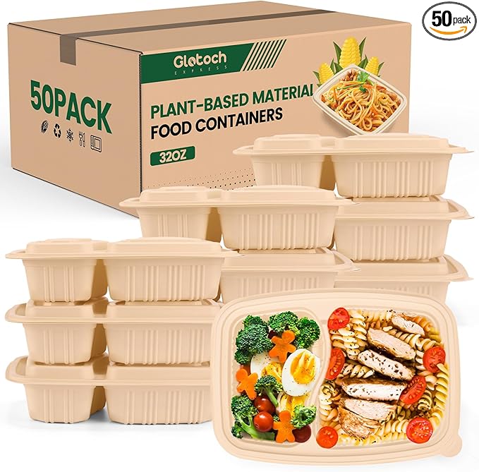 100 Piece Meal Prep Containers Reusable