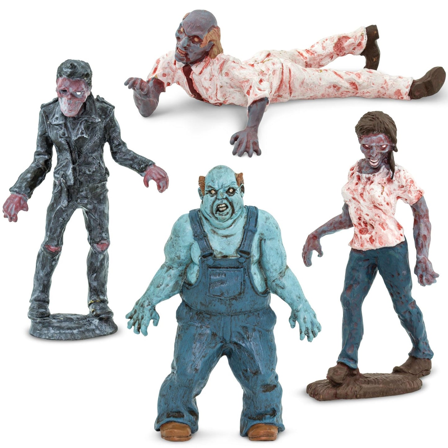 Safari Ltd. Zombies Super Toob - Miniature Zombie Figures for Halloween Display and Imaginative Play - Toy Figures for Boys, Girls & Kids Ages 3+