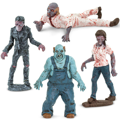 Safari Ltd. Zombies Super Toob - Miniature Zombie Figures for Halloween Display and Imaginative Play - Toy Figures for Boys, Girls & Kids Ages 3+