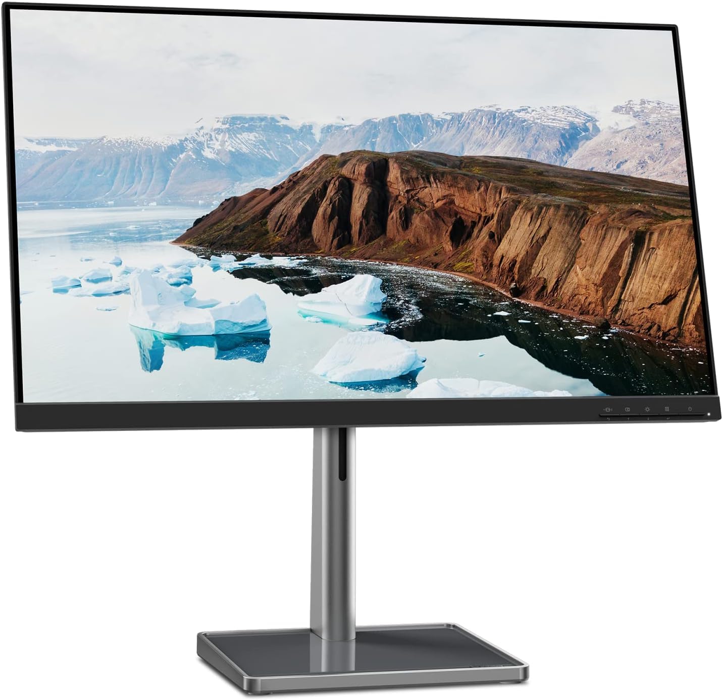 Lenovo L22e-40 Monitor, 21.45” FullHD Resolution, 250 nits Brightness, 75Hz Refresh Rate, AMD FreeSync, HDMI and VGA Ports, Tilt-Adjustable Stand, Natural Low Blue Light, Cloud Grey