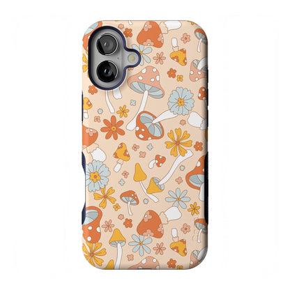 Casely iPhone 16 Case | Nantucket Cottage | Blue Hydrangea | Compatible with MagSafe | Bold Protective Design