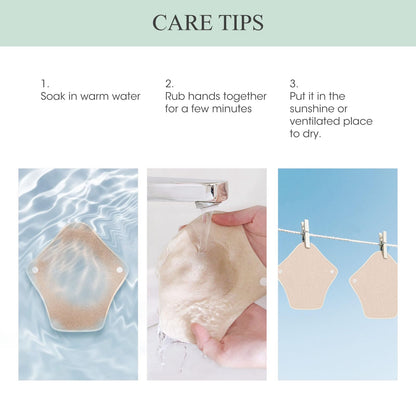 Washable Sanitary Pads Set, Reusable Sanitary Napkin, Menstrual Panty Pads for Girls/Women, Leak-Proof, Washable, Soft, Absorbent - Intimate Set with 1 Waterproof Storage Bag (180mm, Count, 8)