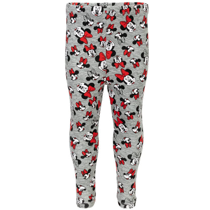 Disney Minnie Mouse Big Girls Fleece Hoodie and Leggings Outfit Set Red 14-16