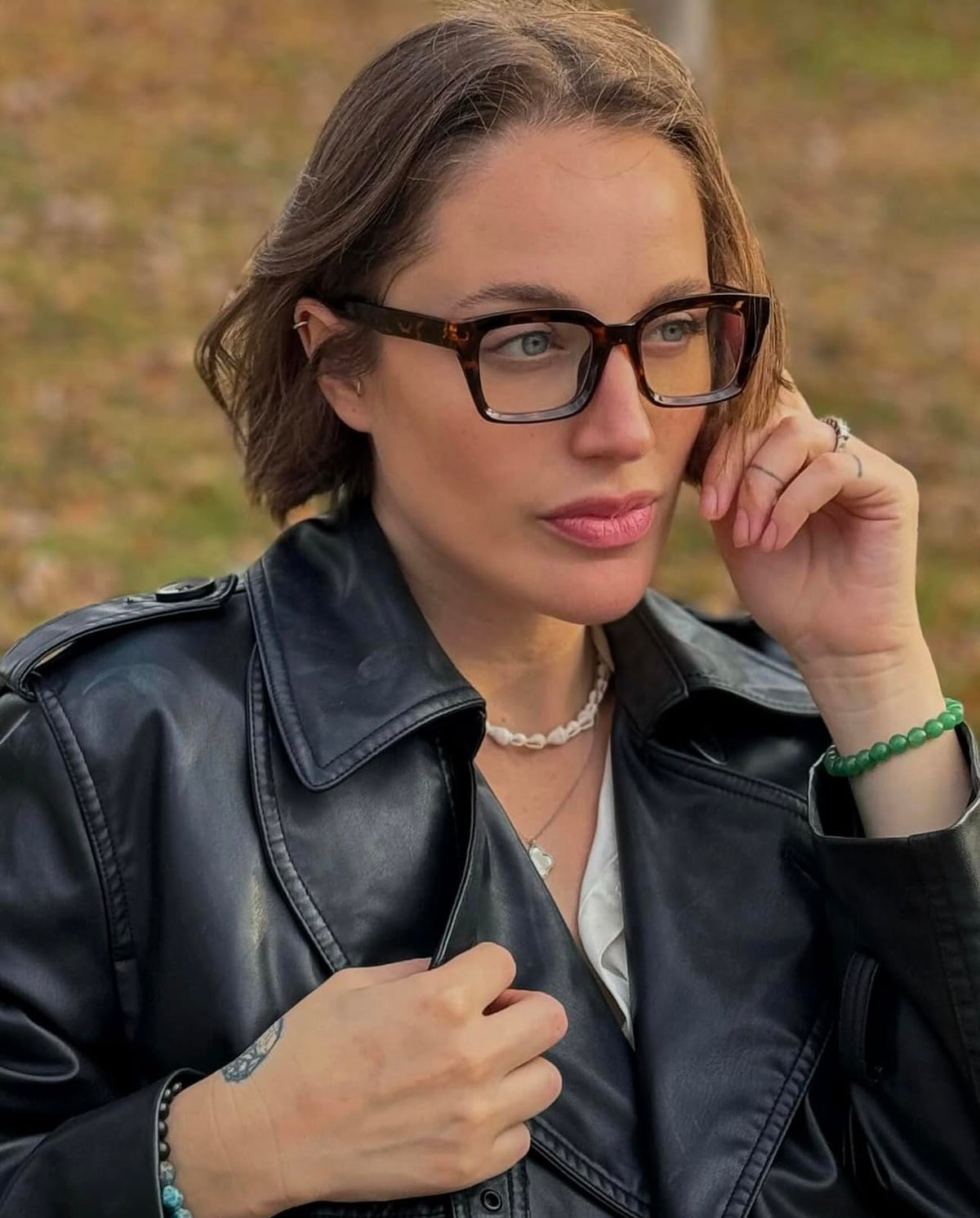 VISOONE Chunky Square Blue Light Blocking Glasses with Anti Computer Glare for Working Women Men MONTANA