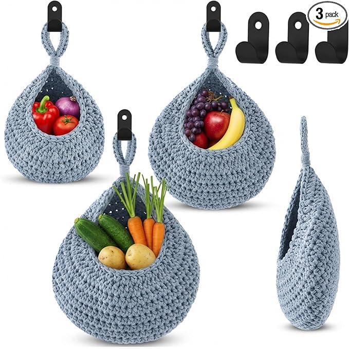 Honeydak Boho Decor Hanging Wall Baskets