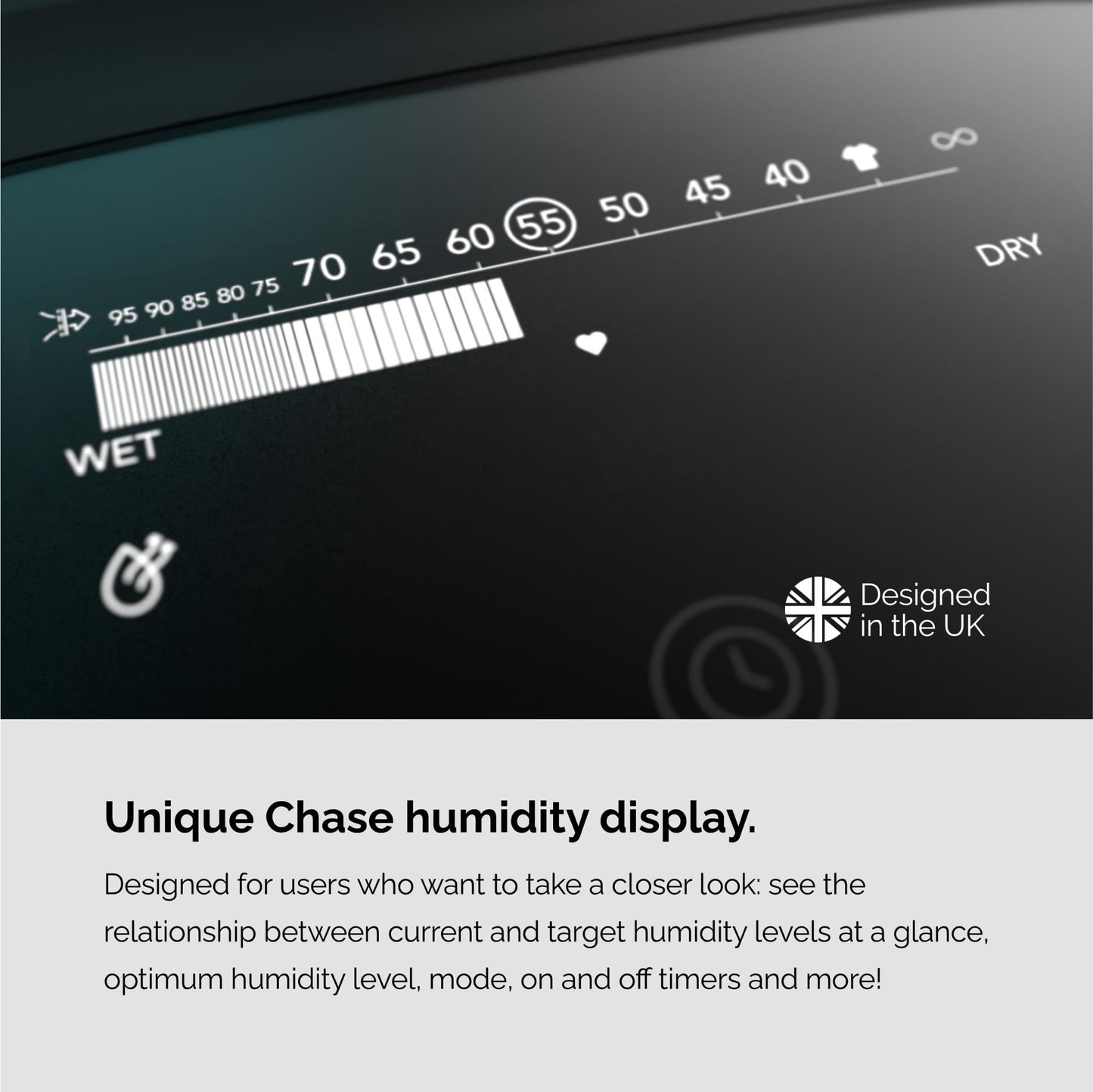 Meaco MeacoDry Arete® Two 12L Dehumidifier & HEPA H13 Air Purifier, Low Energy, Low Noise, Wi-Fi Meaco App, Smart humidity mode, removes moisture in homes and flats, 5x year warranty