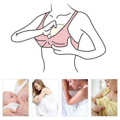 PHOGARY 14 PCS Washable Nursing Pads, Reusable Organic Bamboo Breast Pads with Laundry Bag and Storage Bag - Soft, Absorbent, Hypoallergenic, Eco Pads for Breastfeeding