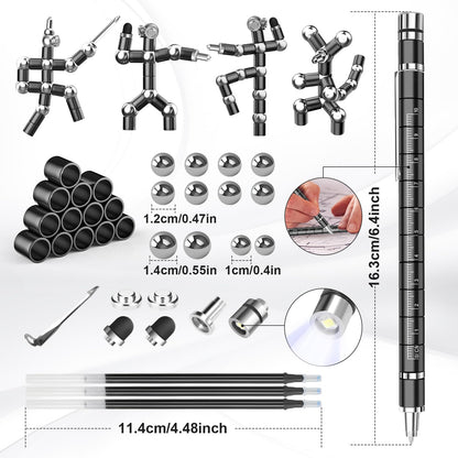 Dusor Gifts for Men, Magnetic Fidget Pen, Birthday Gifts for Men Women, Stocking Fillers for Men Kids, Mens Gifts for Christmas, Secret Santa Gifts, Dad Gifts for Him, Gifts for Teenage Girls Boys