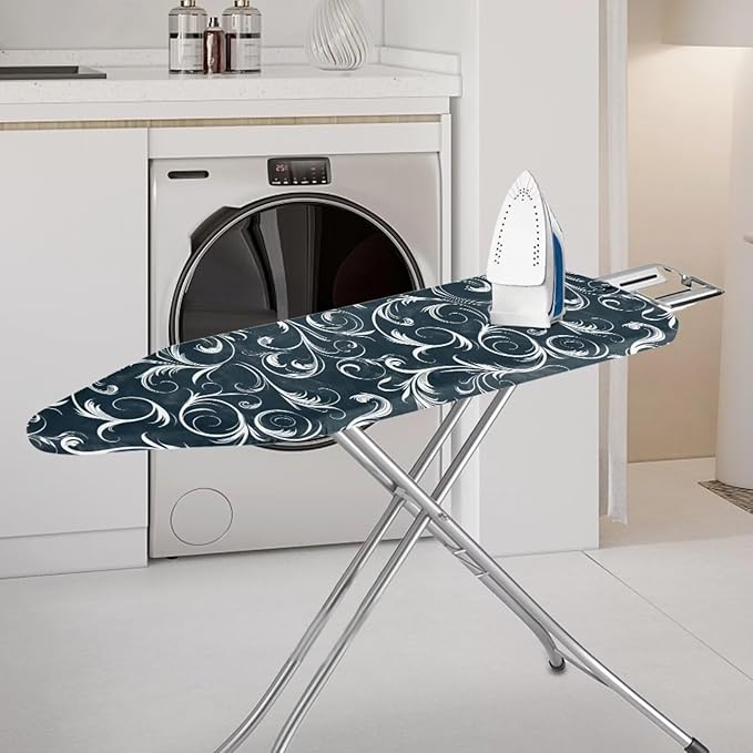 Dust Heat Resistant Ironing Board Cover, Vintage Flowers Print Ironing Board