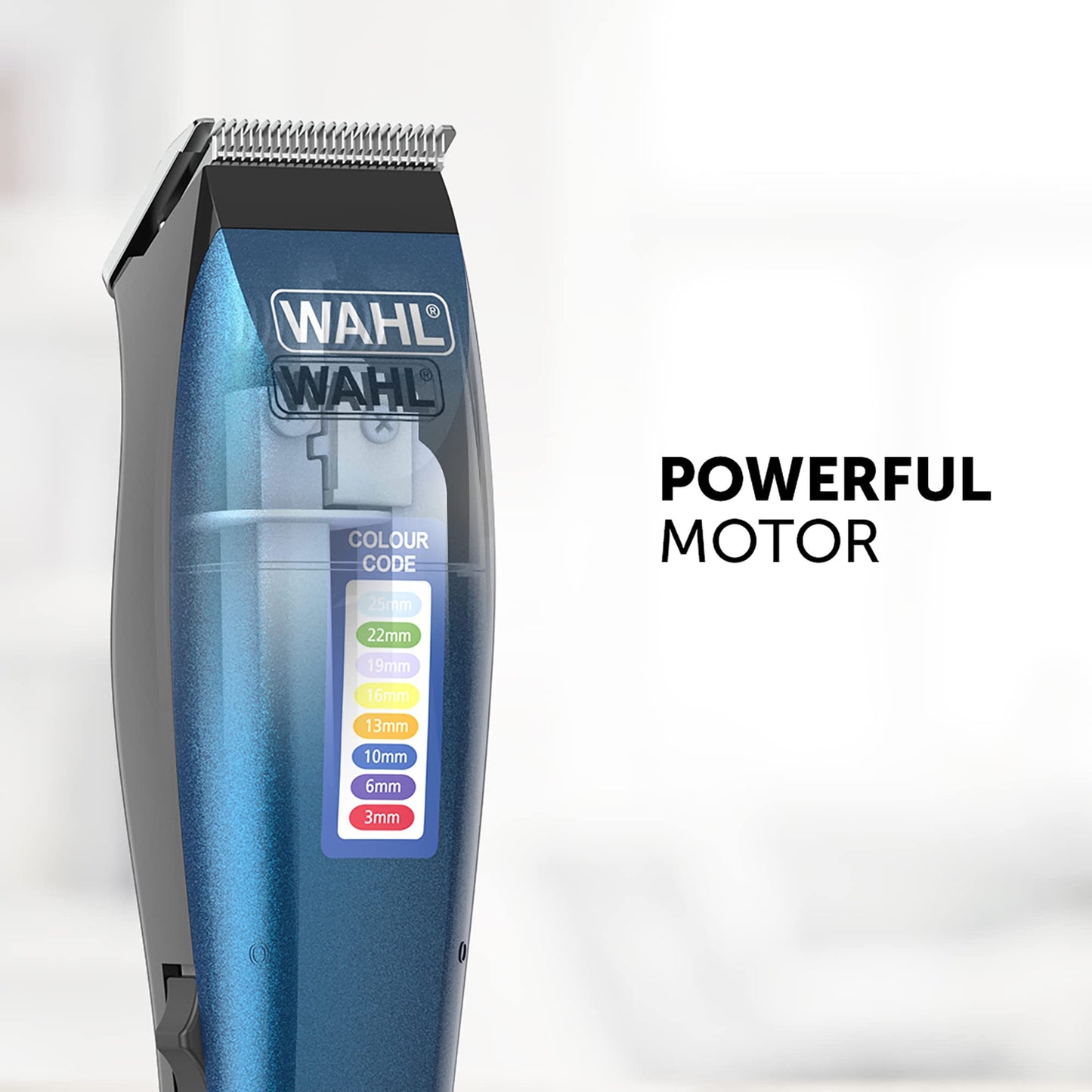 Wahl Colour Pro Corded Clipper, Hair Clippers for Men, Head Shaver, Men's Hair Clippers, Colour Coded Clipper Guides, Corded, Family at Home Haircutting