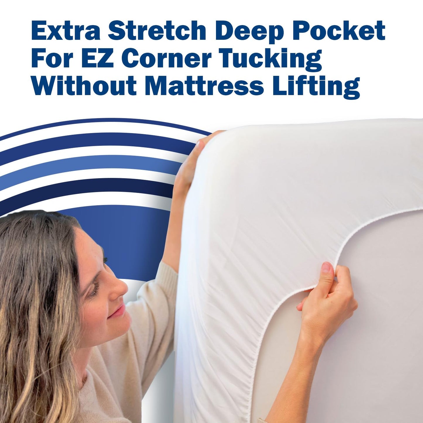 CleanRest Waterproof Mattress Fitted Sheet Protector, Ultimate Defense Against Spills and Wear, MicronOne Allergen Barrier, Breathable, Chemical-Free, Fits Mattress Depths 12" to 21" (Twin XL)
