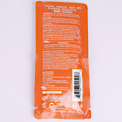 Pedicure Kit Foot Soak Set: Bubble Salt, Sugar Scrub, Massage Mask, Massage Lotion in a Box, 4 Step Foot Spa Kit for Dry Feet,Tired Feet（3 Set Tropical Fruit)