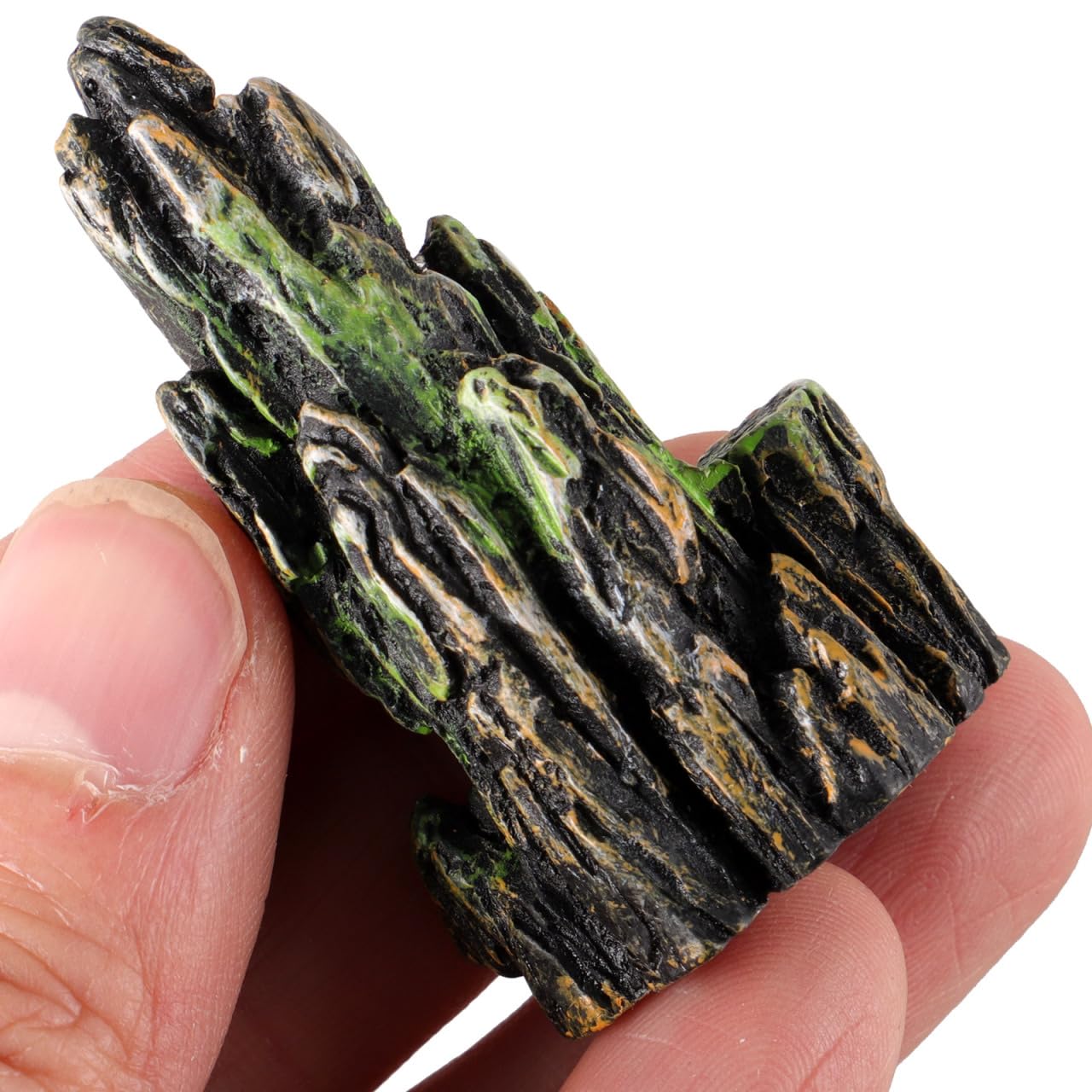 Toddmomy 8Pcs Miniature Mountain Models, 1.5" Resin Rockery Stones for Aquarium Decor, Zen Garden Accessories, Bonsai Ornaments for Fish Tank