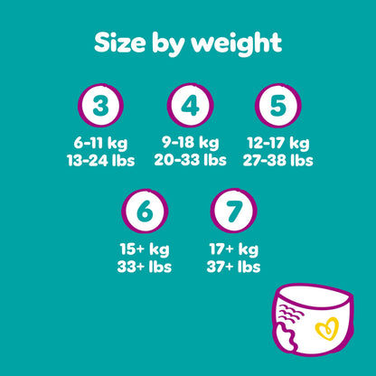 Pampers Premium Protection Nappy Pants Size 6, 132 Nappies, 14kg-19kg, Monthly Pack, With 360° Fit and Ultra-Soft Materials for Our Best Comfort & Protection
