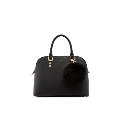 Aldo Women's ALDO Women s Galilini Dome Satchel Handbag, Black, One Size UK