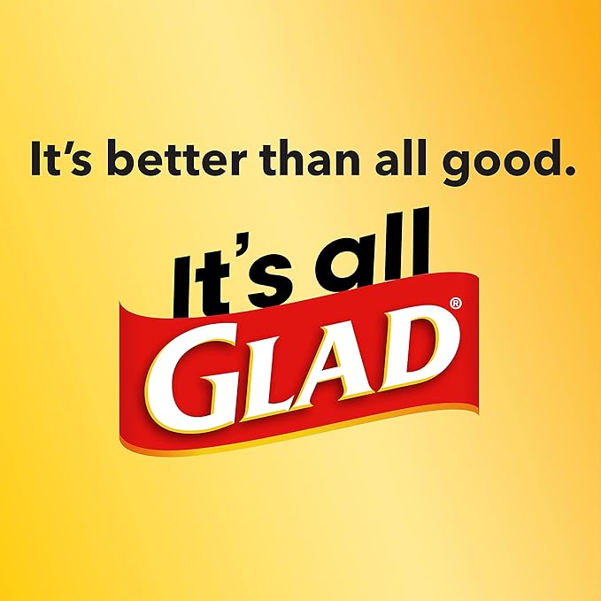 Glad Tall Kitchen Trash Bags 13 Gallon, Gain Original Garbage Bags, Odorshield