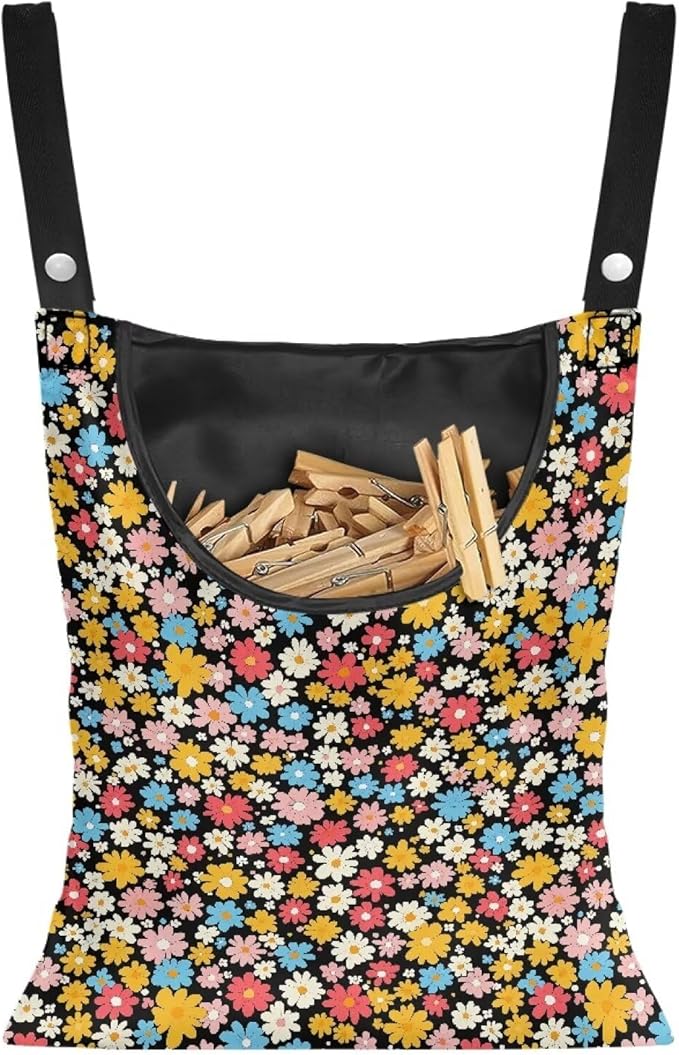 Clothes Pin Hanging Bag, Large Capacity Clothespin Bag