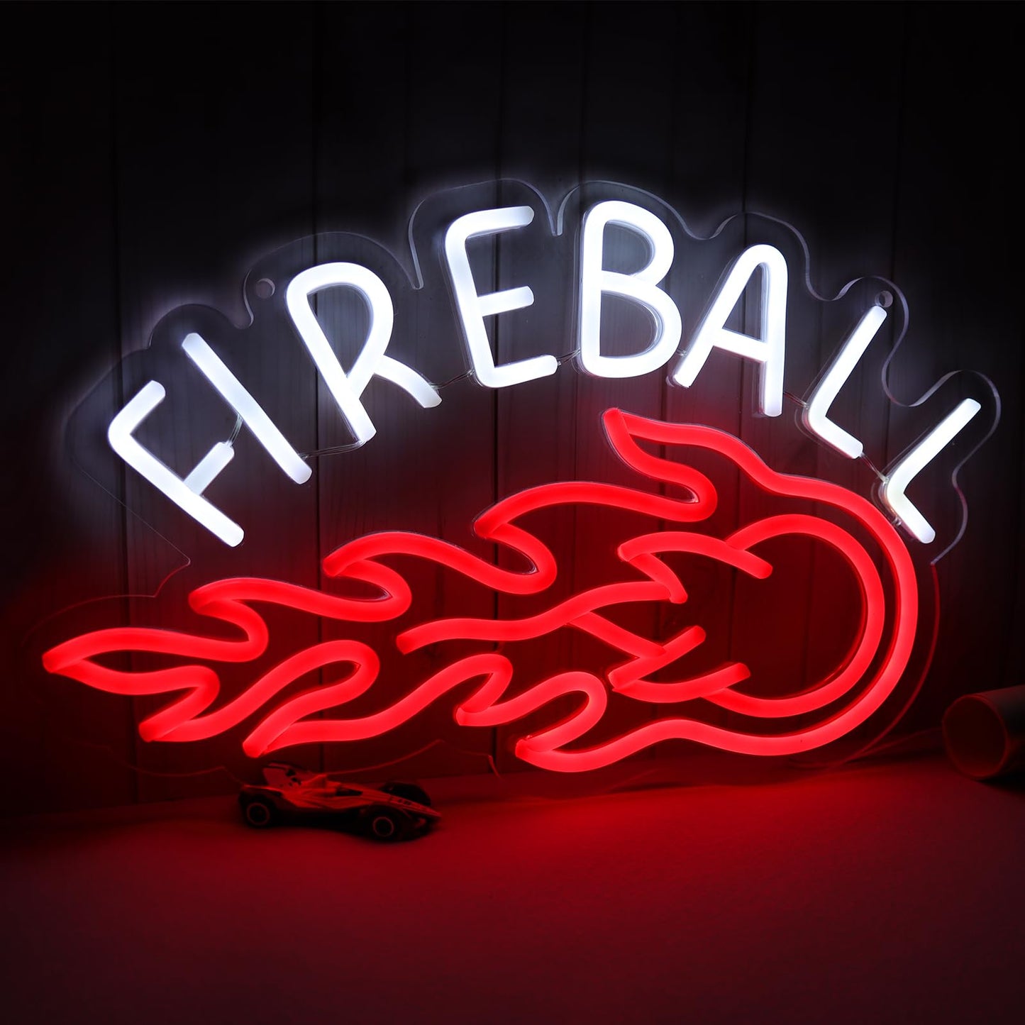 Neon Signs for Wall Decor，Neon Lights for Bedroom Led Business Signs Suitable for Drinks Shop、Man Cave、Christmas Gifts，16 * 10Inch(red)