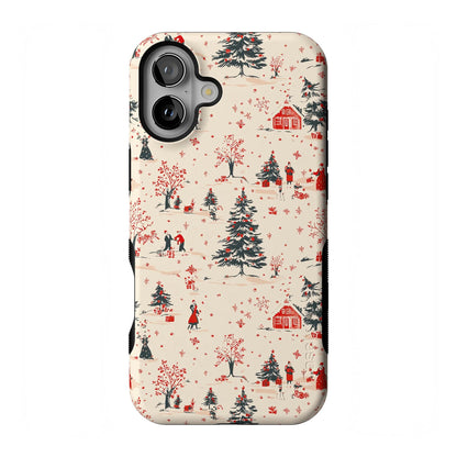 Casely iPhone 17 Pro Max Case | On The Dot | Maroon Polka Dot | Compatible with MagSafe | Bold Protective Design