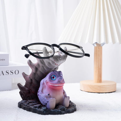 LETAPCLAWTTT ‌Premium Resin Pen Holder with Glasses & Phone Stand - Multi-functional Desk Organizer for Office, Study & Home, Stylish Gift