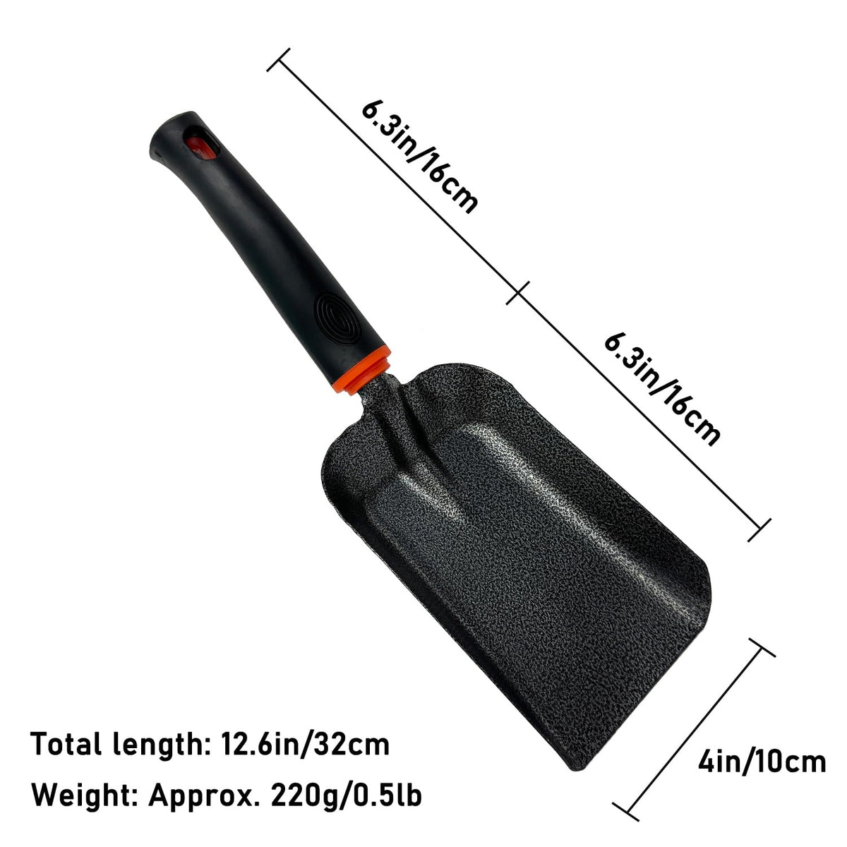 SoloWilder Garden Trowel Heavy Duty Hand Shovel with Ergonomic Handle Thickened Manganese Steel Outdoor Tool for Digging and Planting