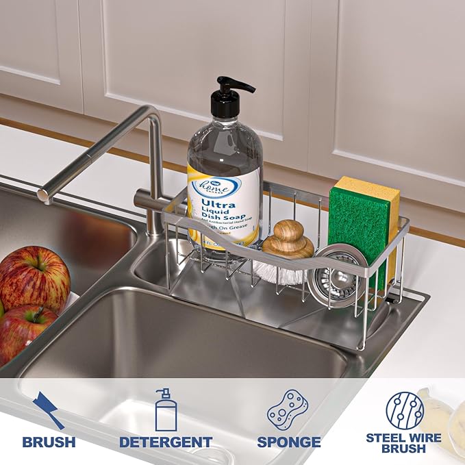 Vanwood Sponge Holder for Kitchen Sink