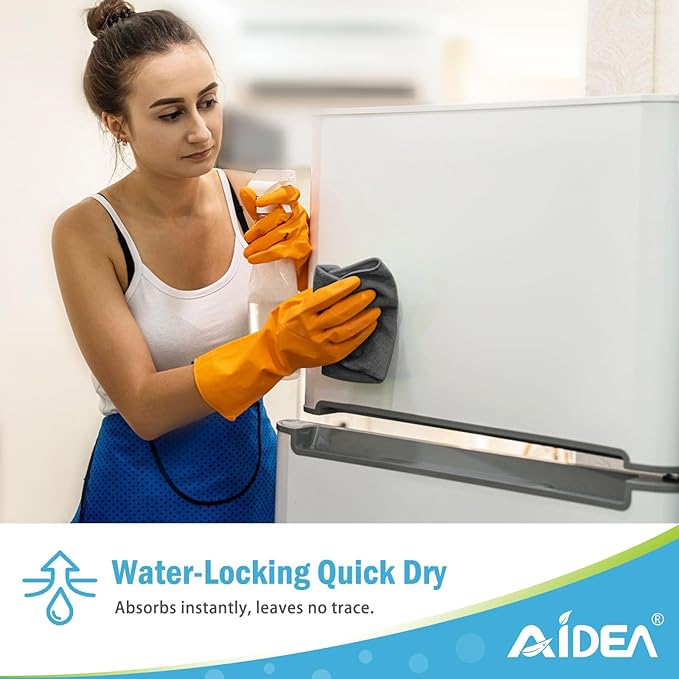 AIDEA Microfiber Cleaning Cloth-50PK, Soft Microfiber Towels