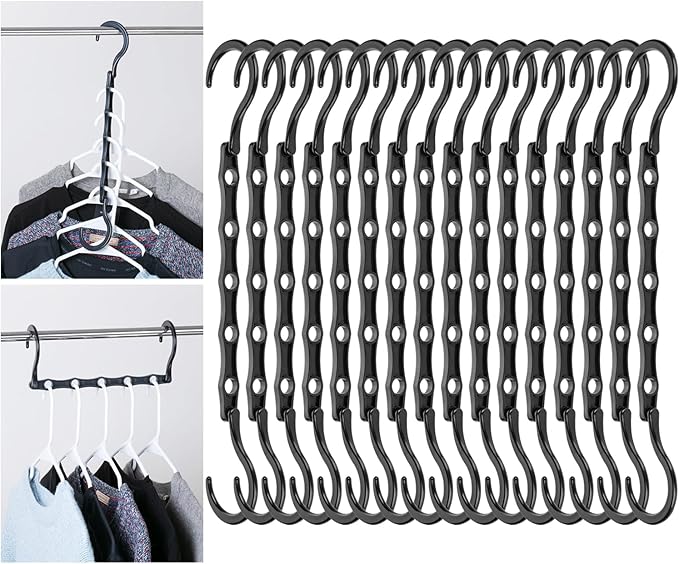 Mr. Pen- Space Saving Hangers for Clothes, Plastic Multi Clothes Hangers Space
