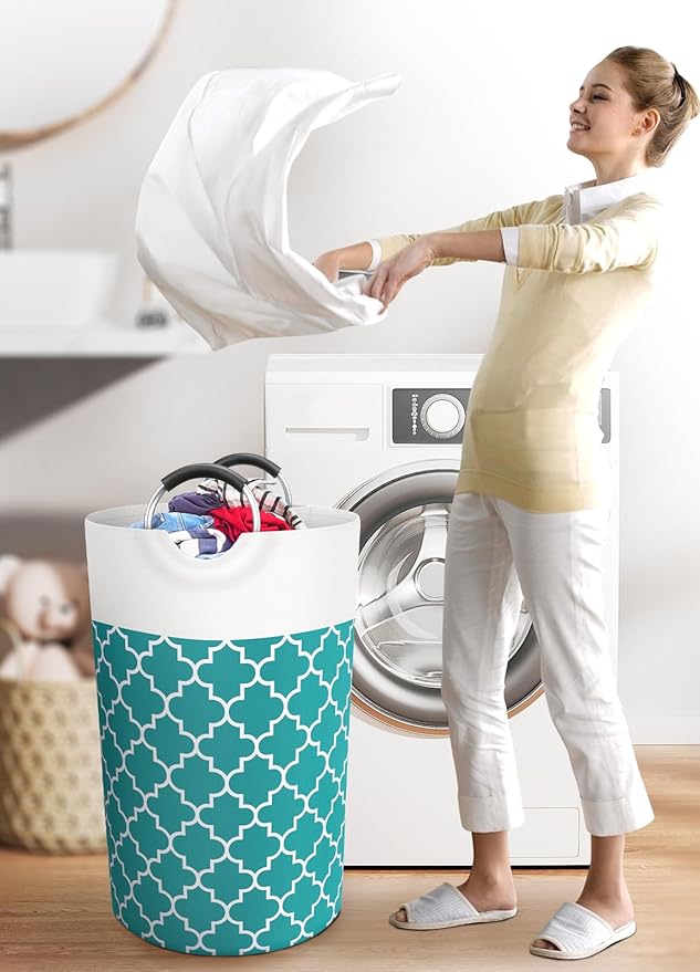 Large Laundry Basket Laundry Hamper Bag Washing Bin Clothes Bag Collapsible Tall