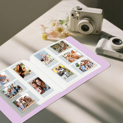 360 Pockets Photo Album for Fujifilm Instax Mini LiPlay 12 11 90 70 9 8+ 8 7S Instant Camera/Mini Link SP-1 Printer, Polaroid Snap Touch PIC-300 Z2300 Mint Camera Printer (Pink)