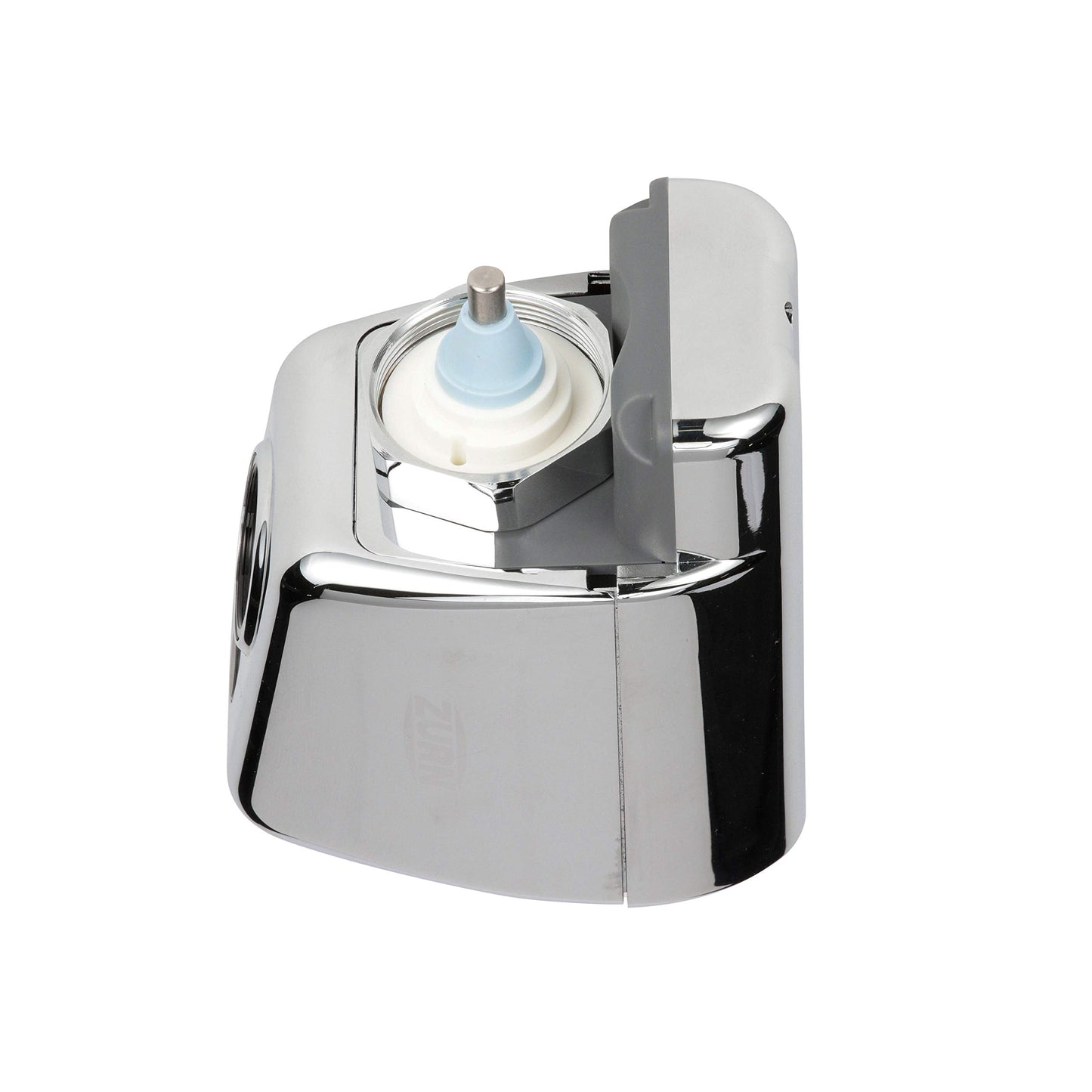 Zurn ZERK-CPM AquaSense E-Z Flush Retrofit Kit with Metal Cover, Chrome & Z6003-YB-YC Aquaflush Exposed Manual Diaphragm Flush Valve with 3.5 GPF, Sweat Solder Kit, and Cast Wall Flange in Chrome
