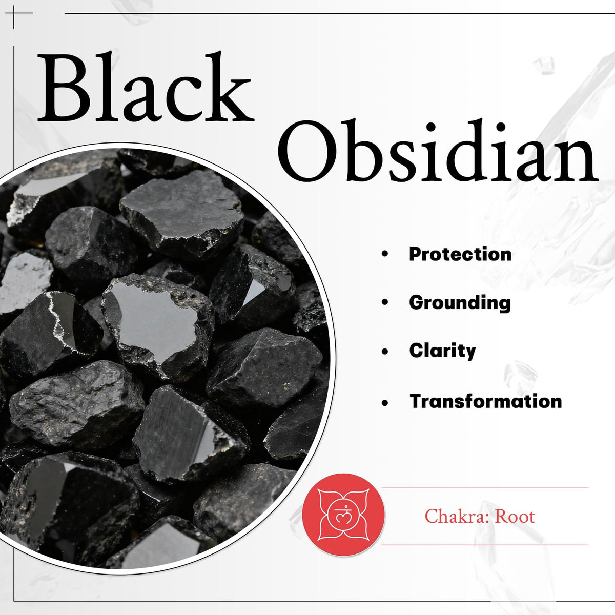mookaitedecor Black Obsidian Crystal Elephant Sculpture Statue Crafts Healing Reiki Pocket Gemstone Figurines 1.5 Inch