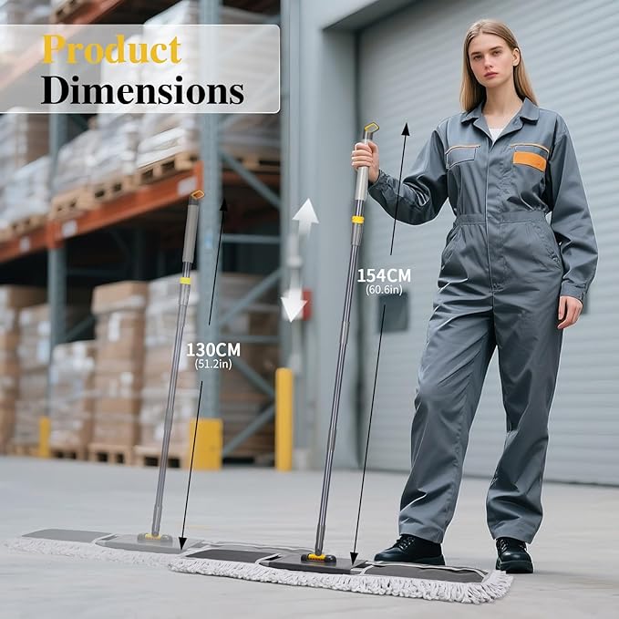 Masthome 36" Commercial Mop, Heavy Duty Industrial Floor Mop