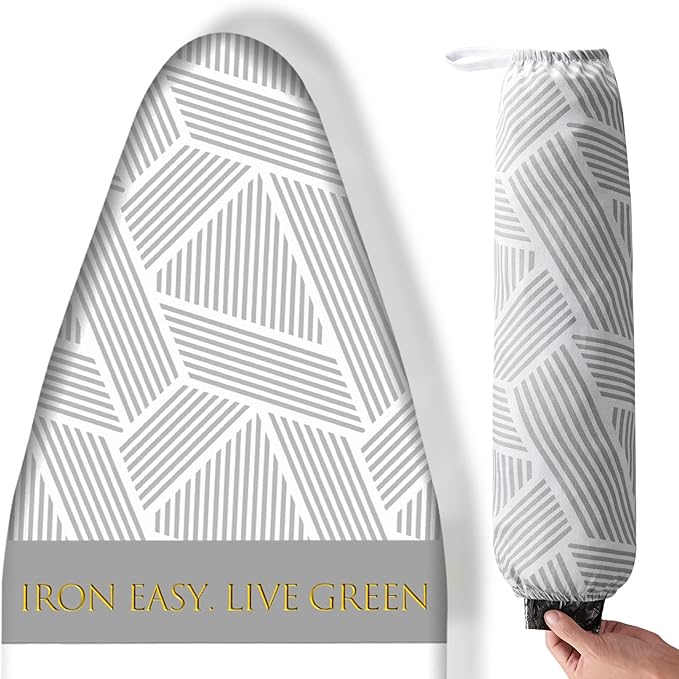 BNDX Eco-Friendly Ironing Board Cover and Pad 18" x 49" – Heat-Resistant