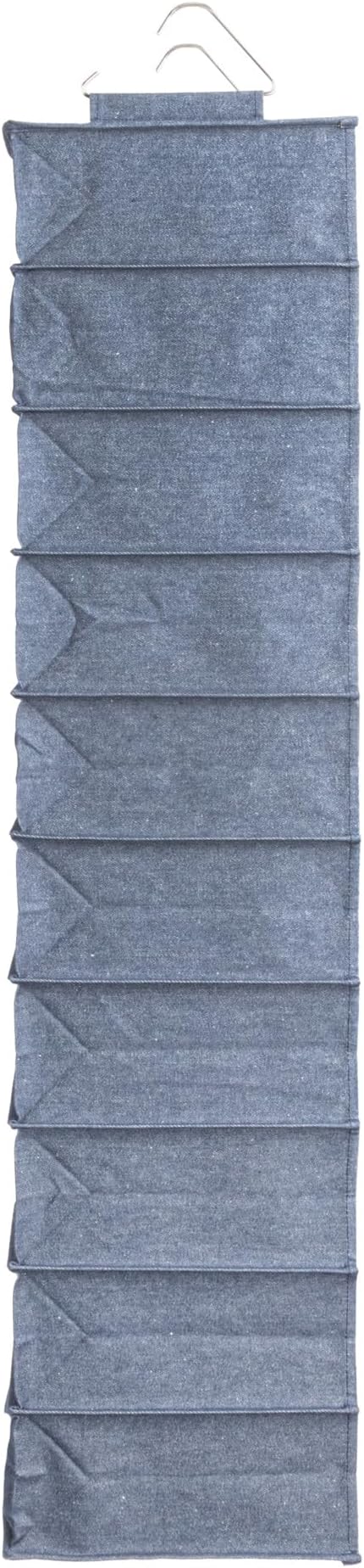 Household Essentials Hanging Narrow Cotton Blend and Plastic Closet Organizer